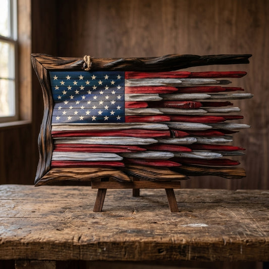 The Freedom Carved Flag