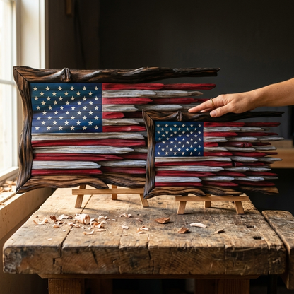 The Freedom Carved Flag