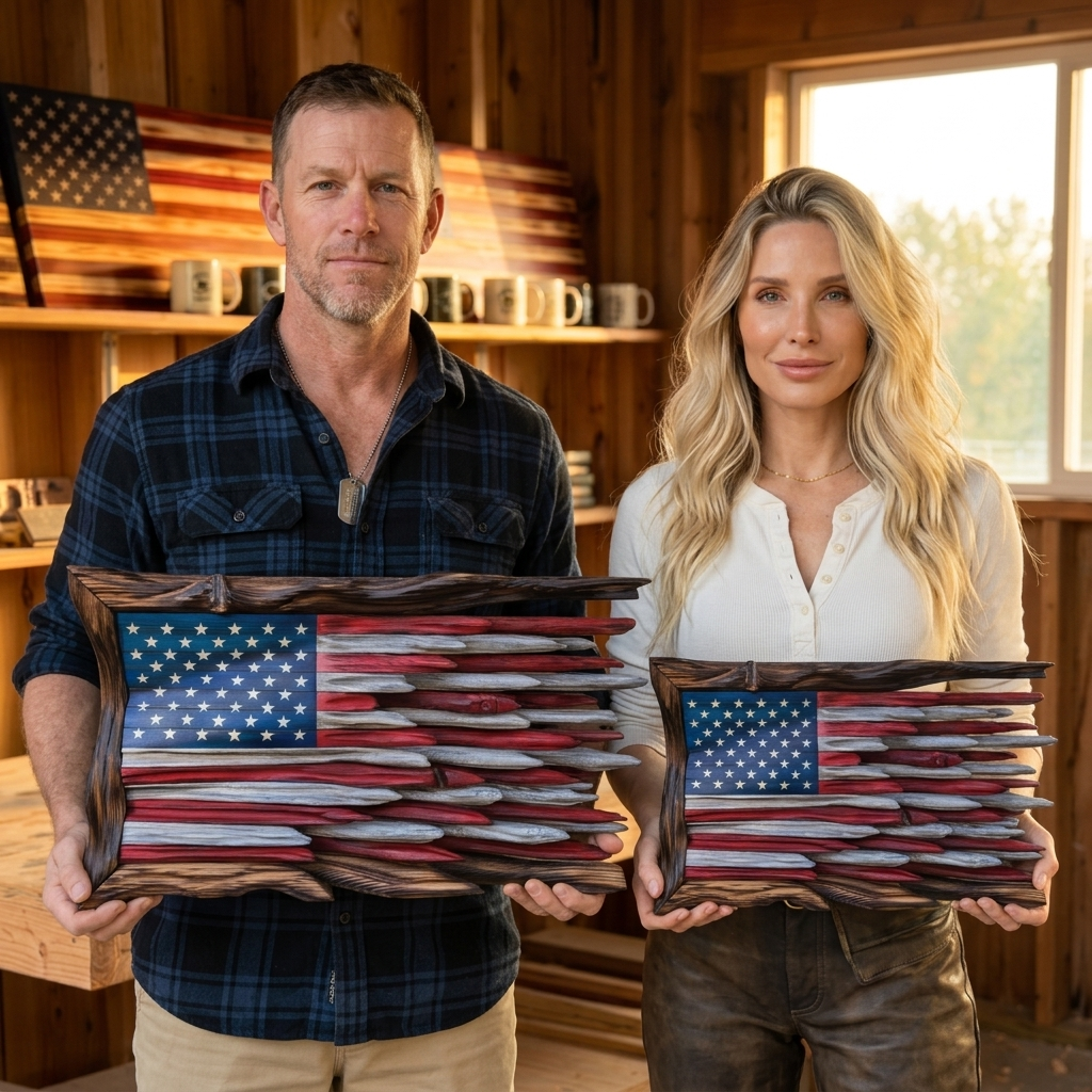 The Freedom Carved Flag